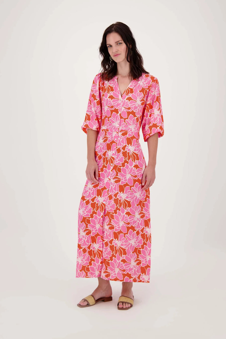 Jurk Zusss - Jurk met bloemen print