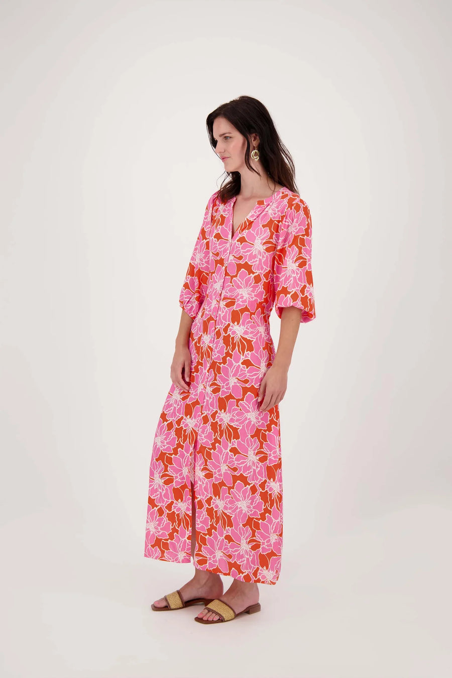 Jurk Zusss - Jurk met bloemen print