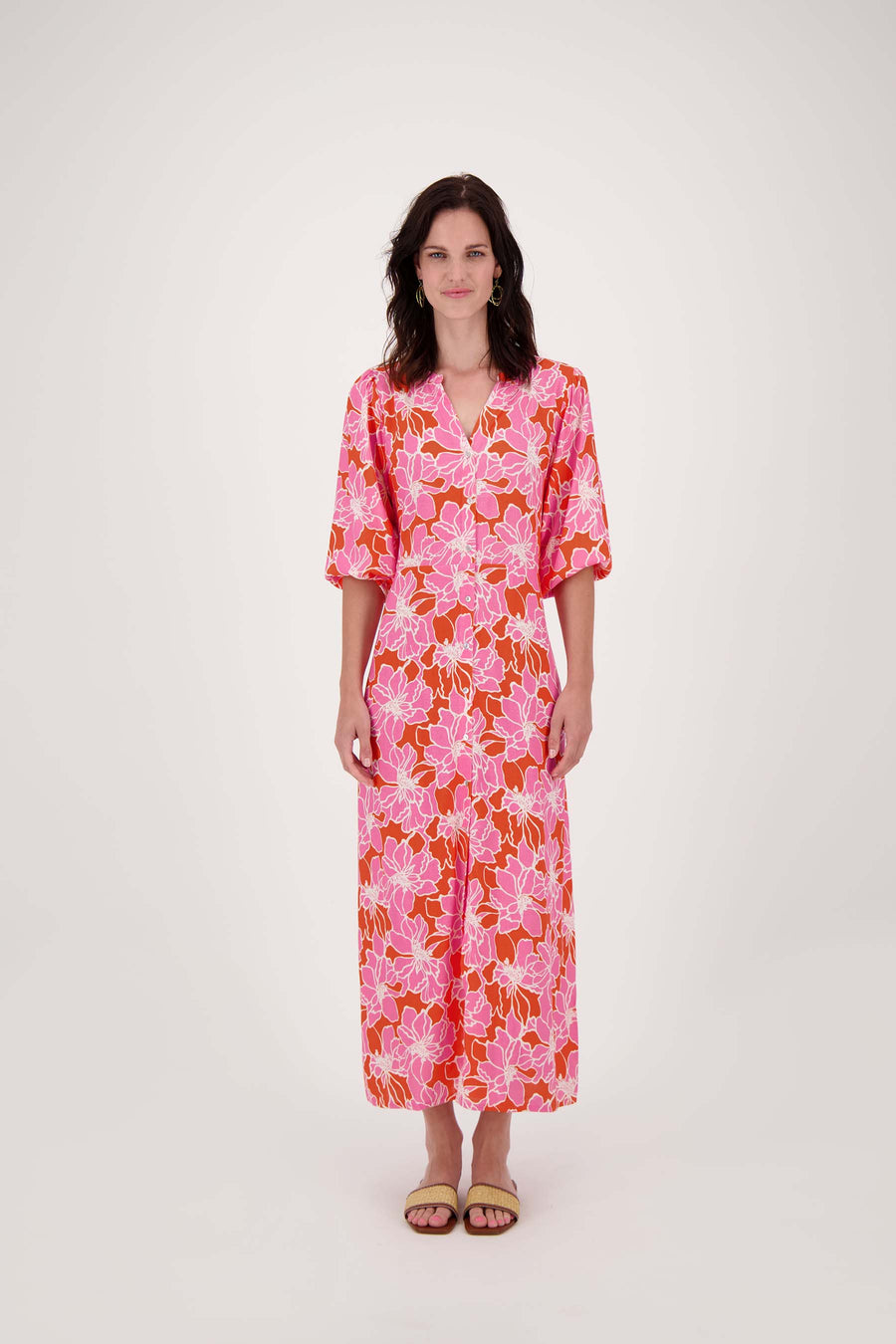 Jurk Zusss - Jurk met bloemen print