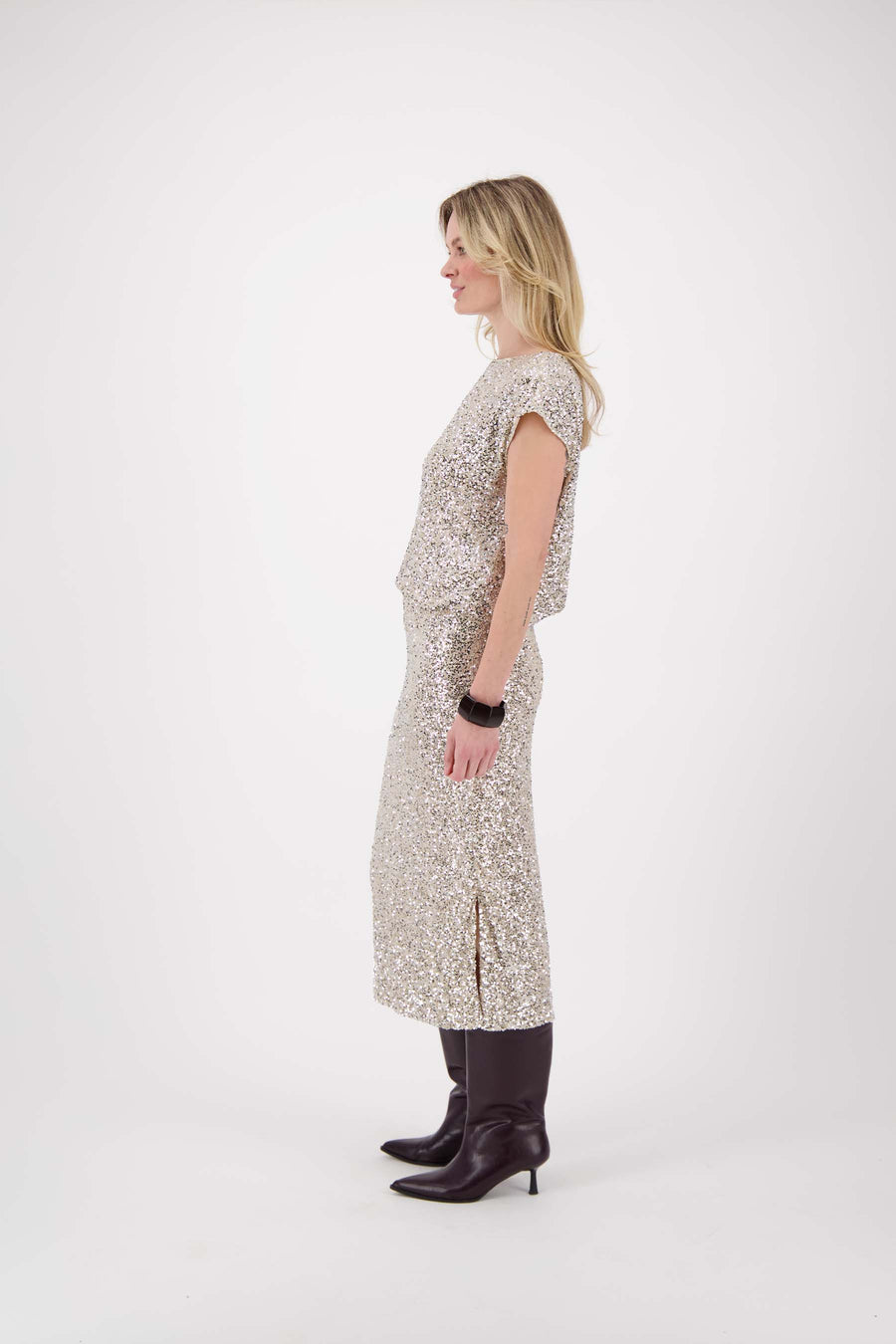 Zusss - Pailletten midi rok