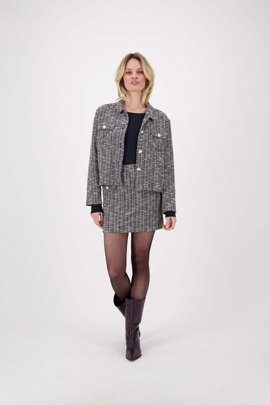 Zusss - Rok tweed stof