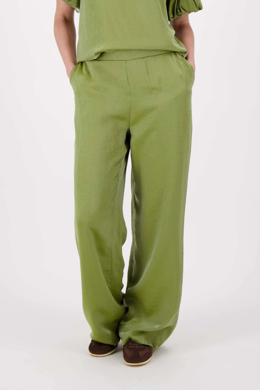 Broek Zusss - Wijde satijnen broek