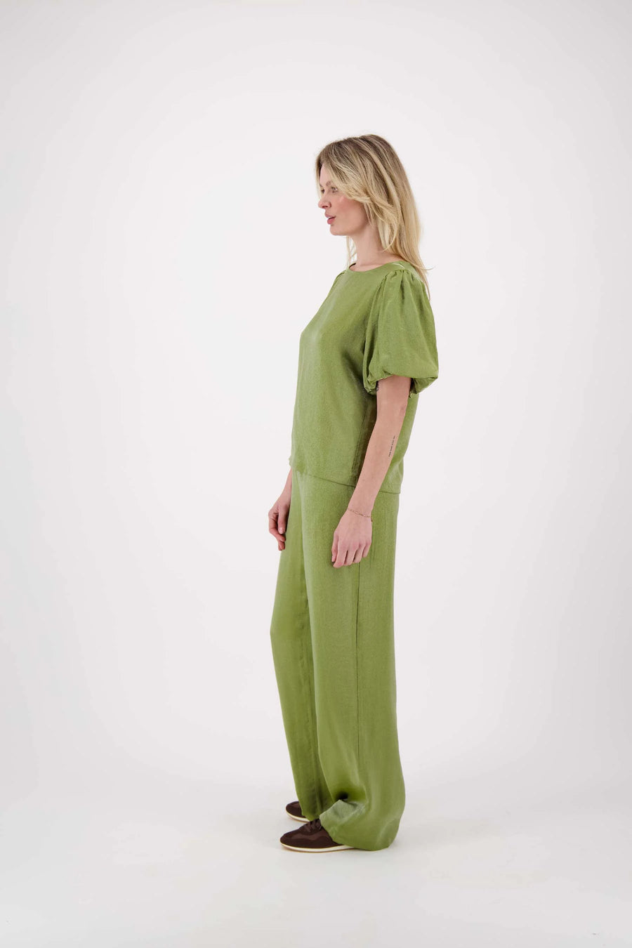 Broek Zusss - Wijde satijnen broek