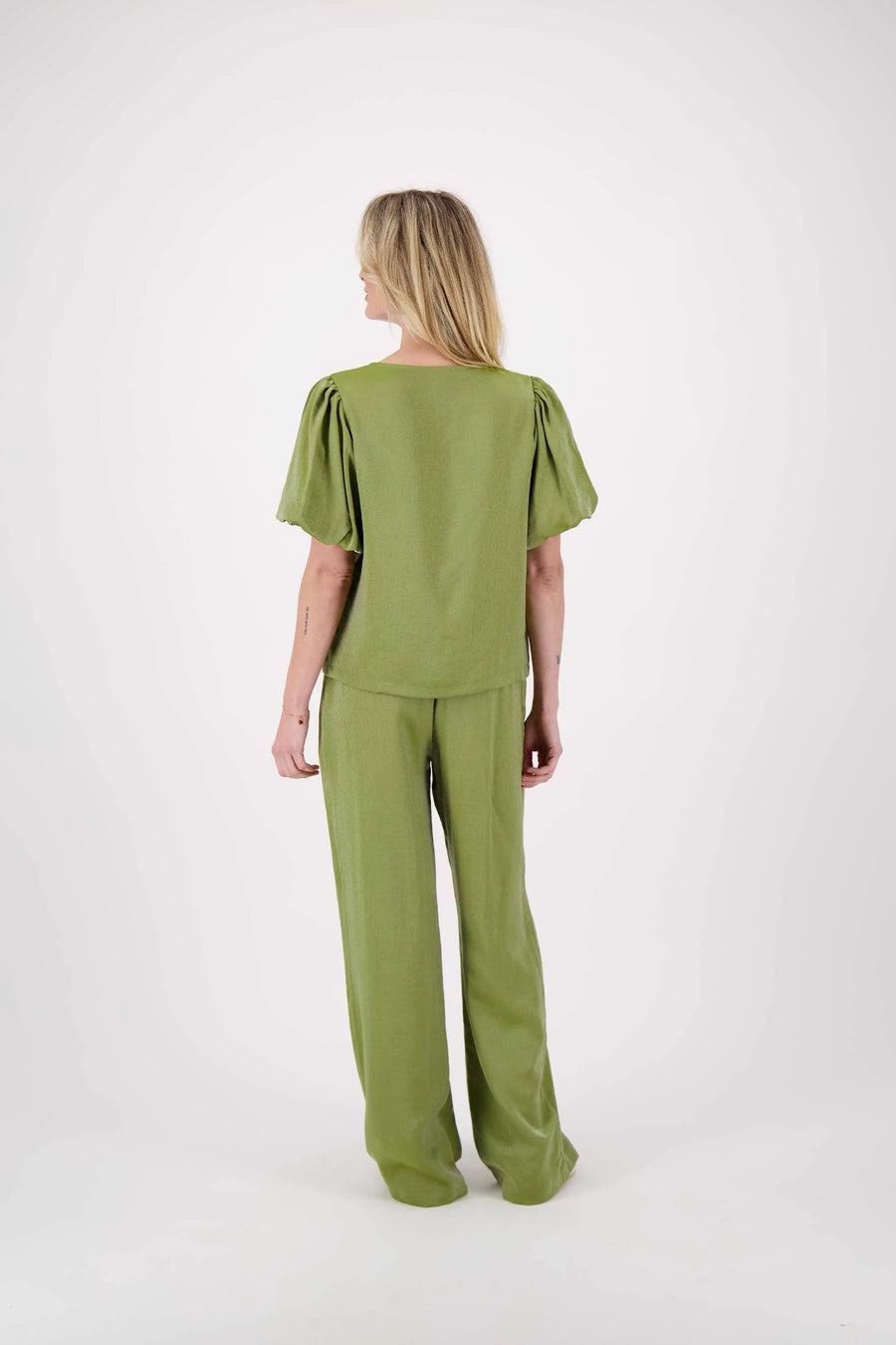 Broek Zusss - Wijde satijnen broek