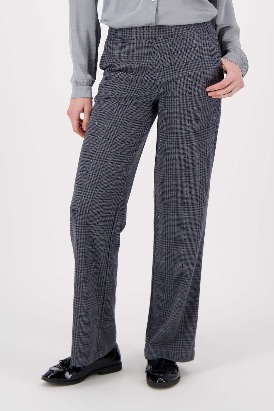 Zusss - Broek met ruit antraciet