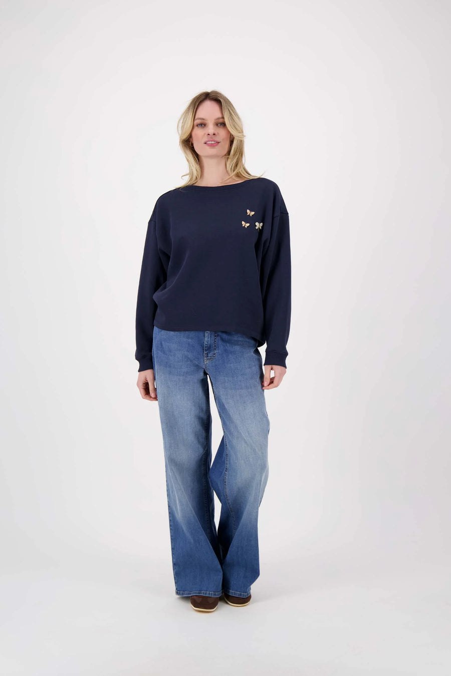 Zusss - Sweater met broche