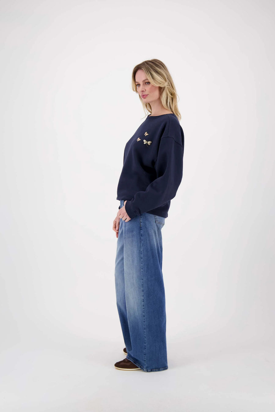 Zusss - Sweater met broche