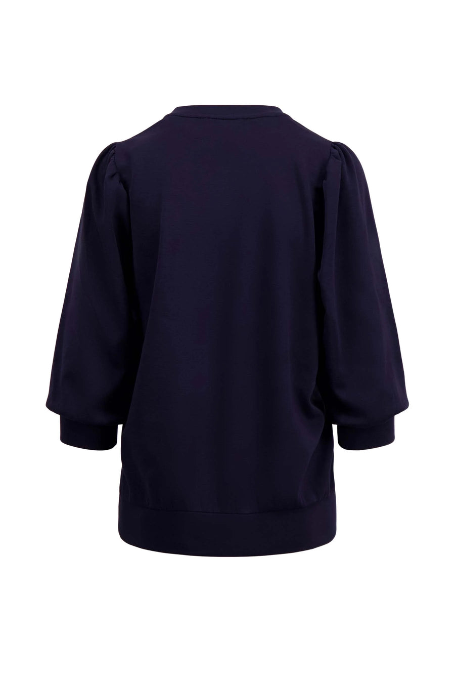 Zusss Top van jogstof met pofmouw - 0304-224