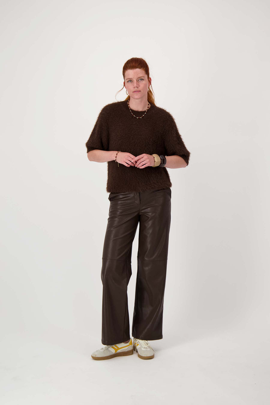 Zusss - Fluffy trui met ronde hals - 0305-074