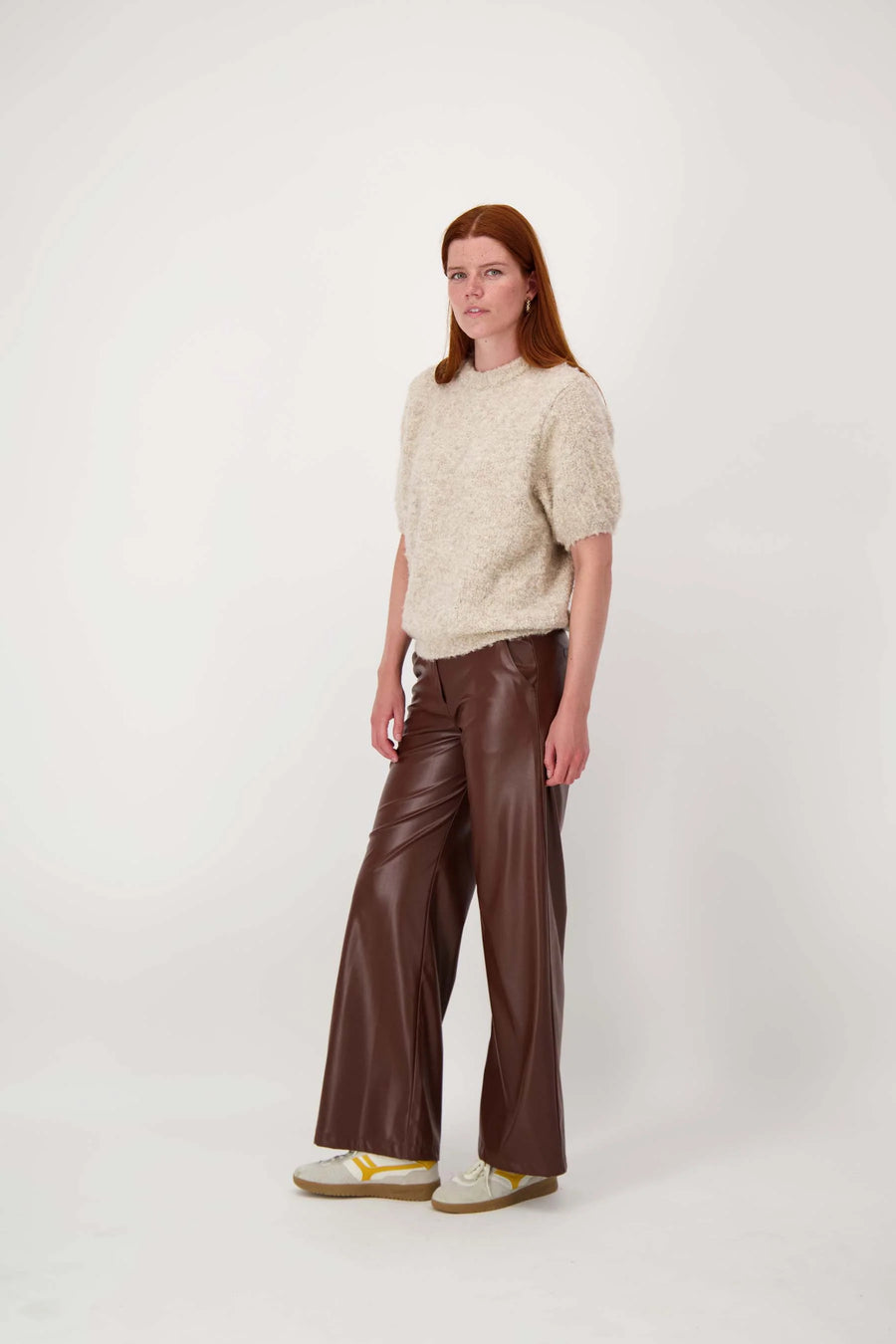 Trui Zusss - Boucle trui met ronde hals 0305-081