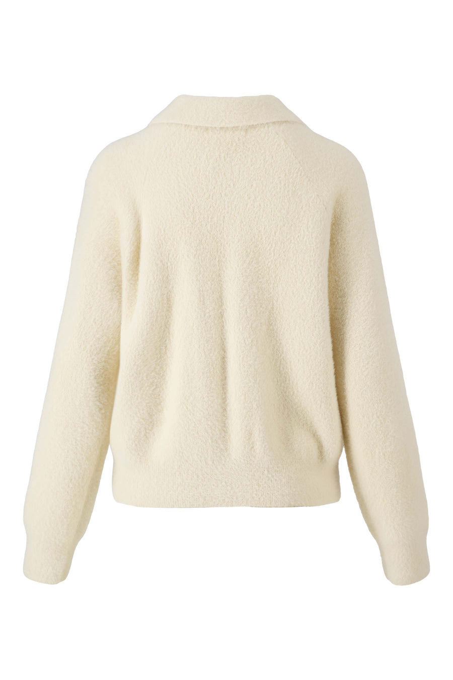 Zusss - Fluffy vest met polokraag