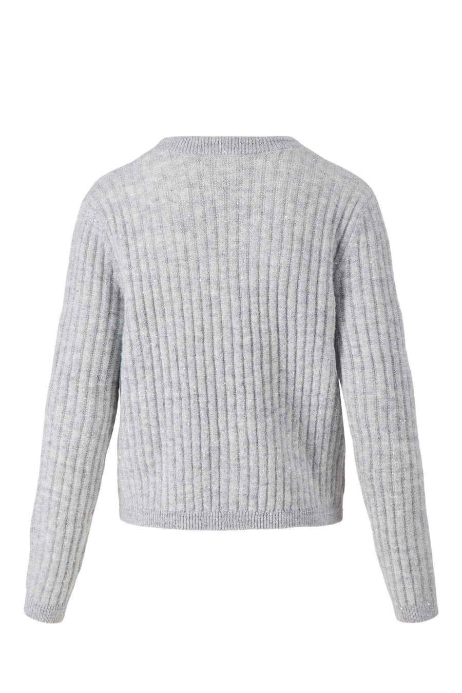 Zusss - Rib vest met kleine pailletten