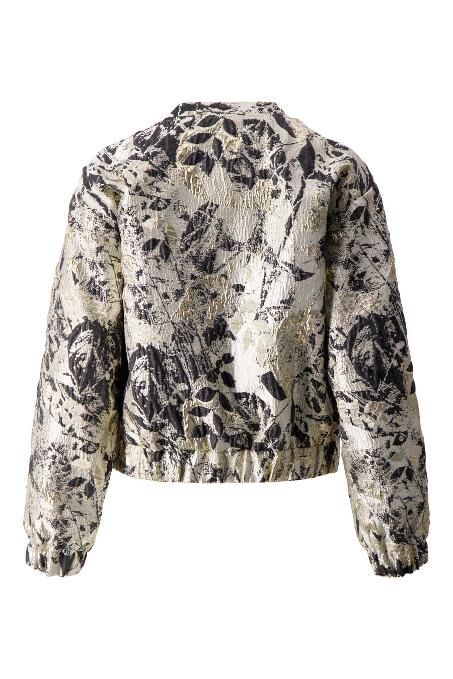 Jasje Zusss - Jacquard glans jasje goud