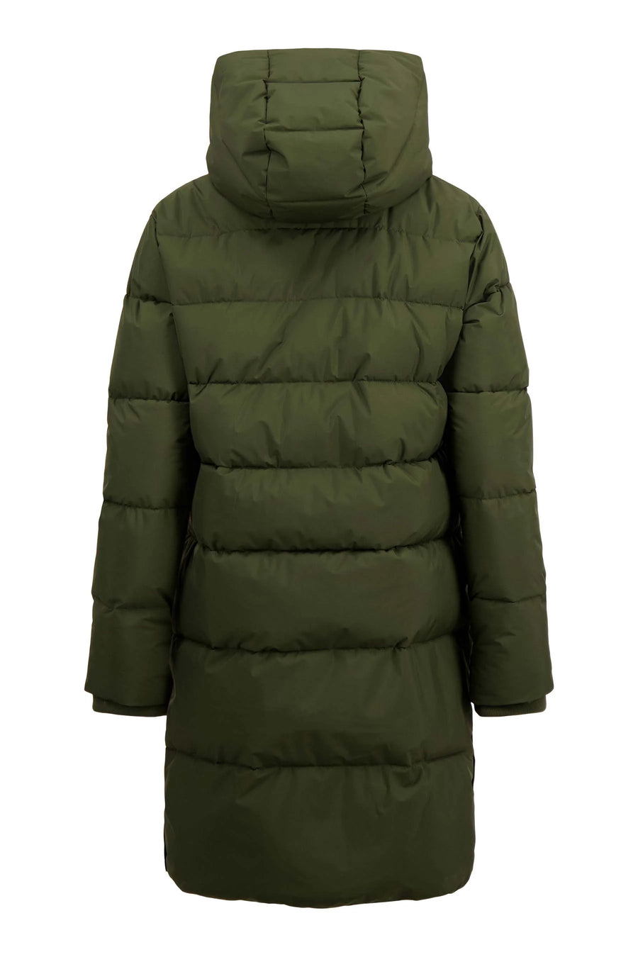 Jas Zusss - lange bubblecoat met teddy details