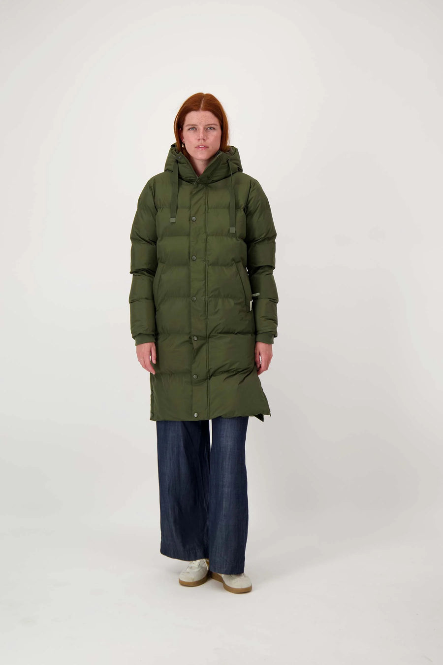 Jas Zusss - lange bubblecoat met teddy details