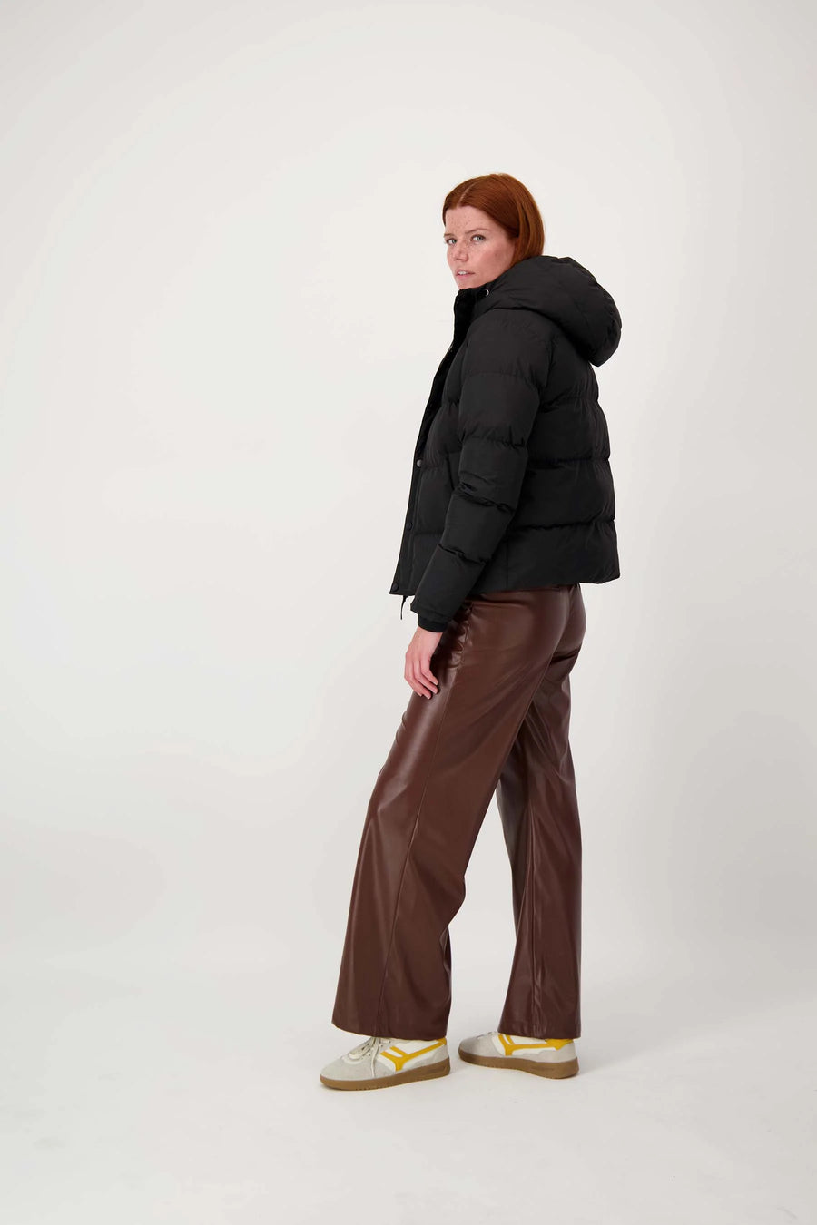 Jas Zusss - Korte Bubble coat met teddy details