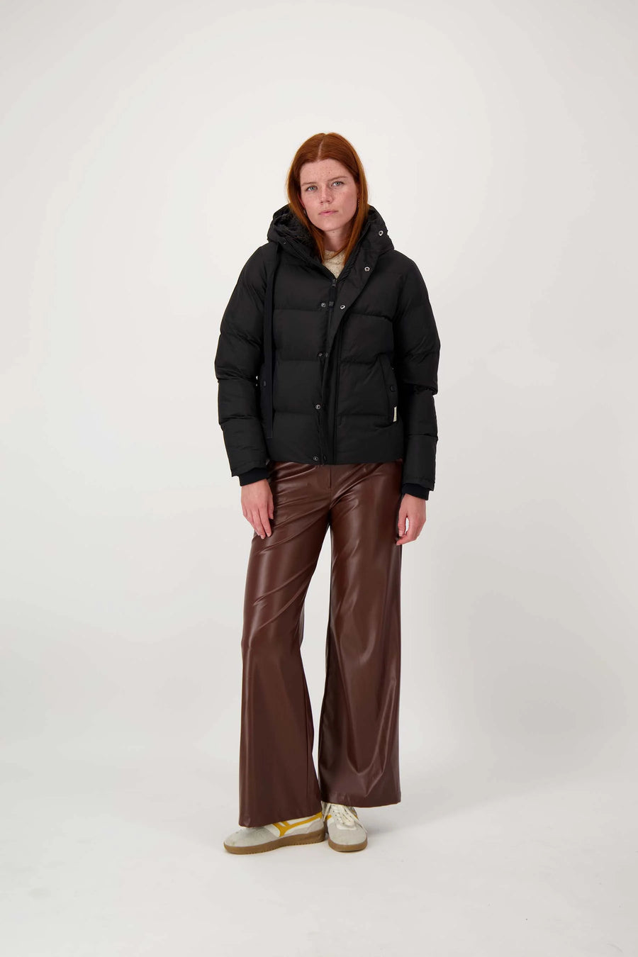 Jas Zusss - Korte Bubble coat met teddy details