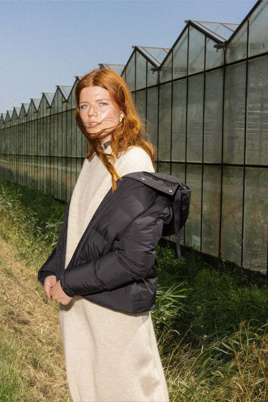 Jas Zusss - Korte Bubble coat met teddy details