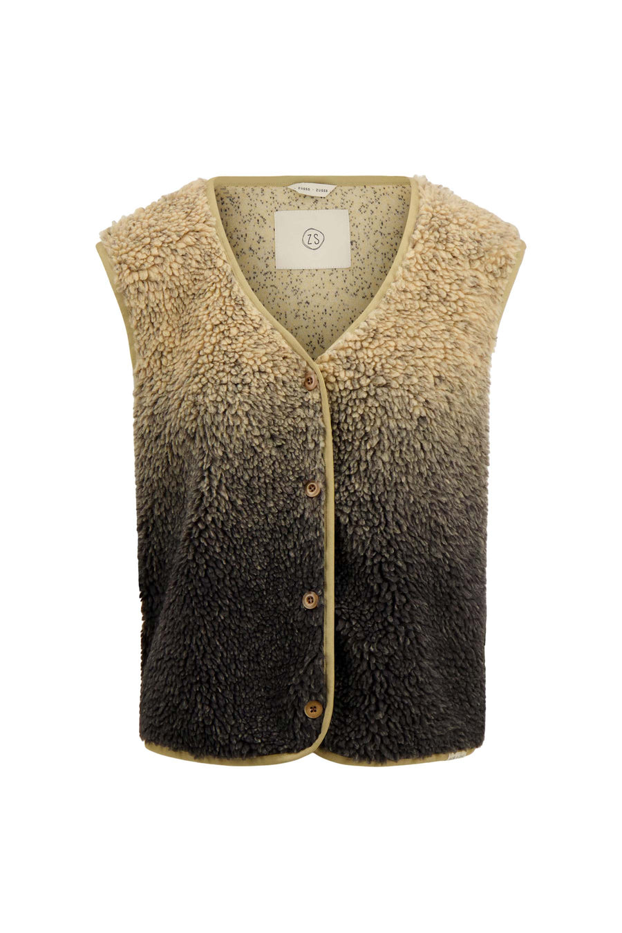 Zusss - Teddy bodywarmer degrade