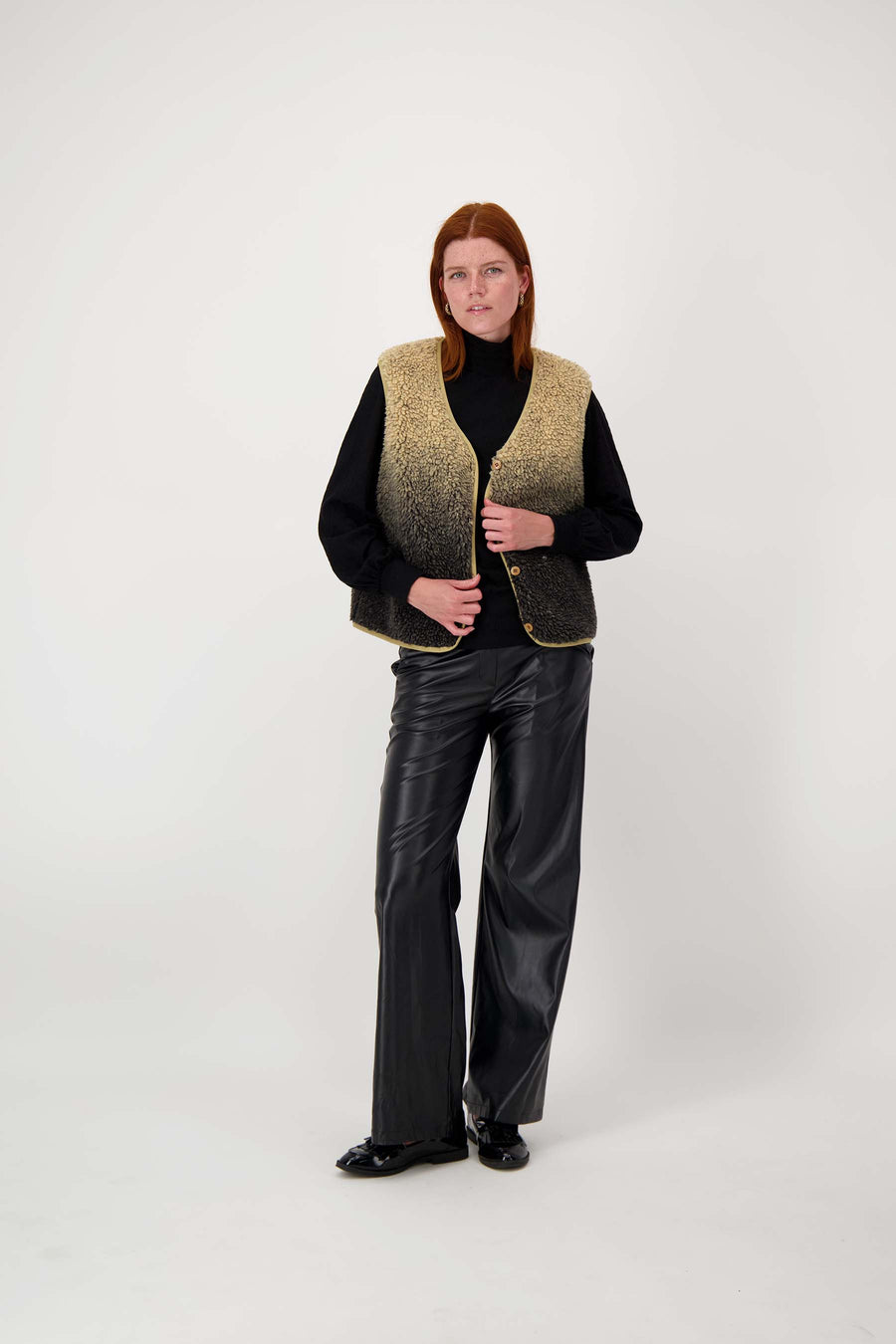 Zusss - Teddy bodywarmer degrade