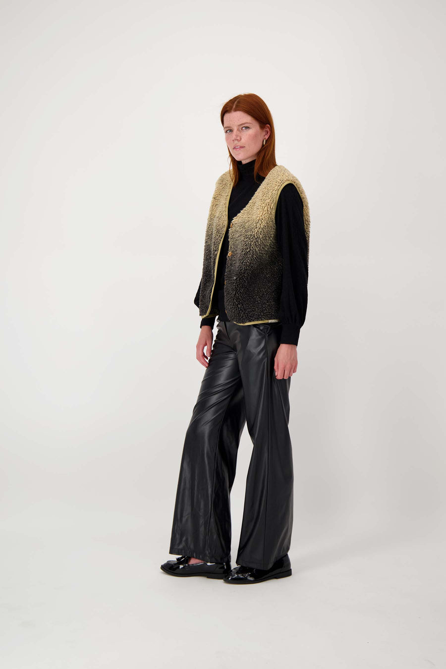 Zusss - Teddy bodywarmer degrade