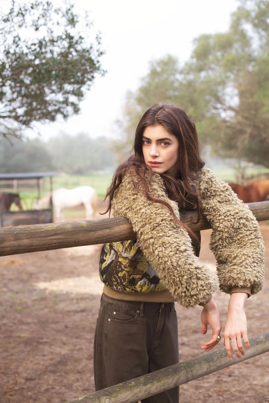 Jacquard-teddy bomber - Summum -  1s1204-12298