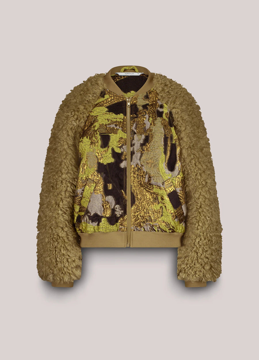 Jacquard-teddy bomber - Summum -  1s1204-12298