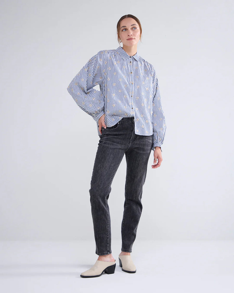 Blouse Scattered Embrostripe - Summun