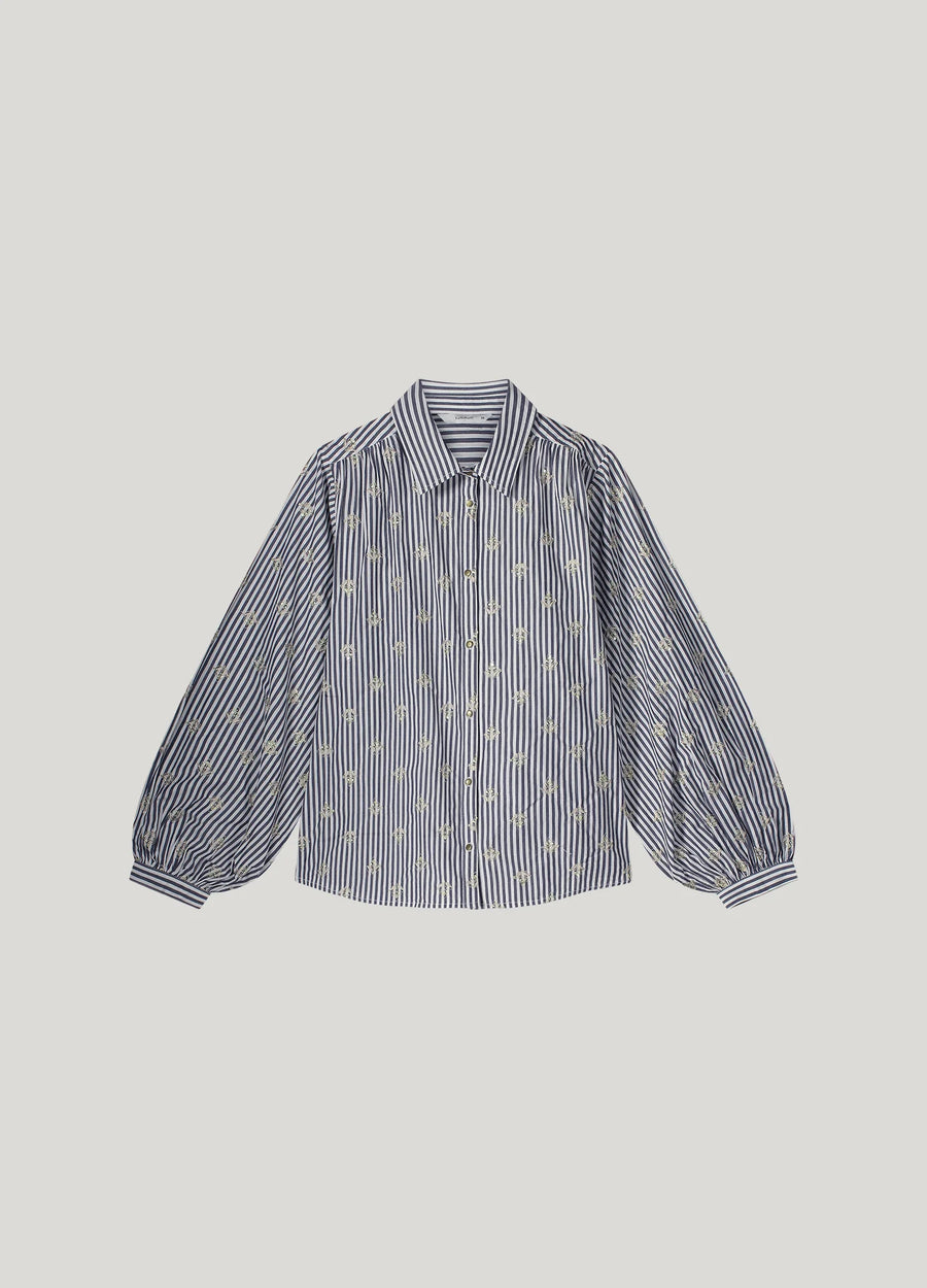 Blouse Scattered Embrostripe - Summun