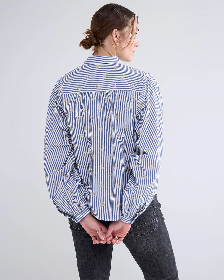 Blouse Scattered Embrostripe - Summun