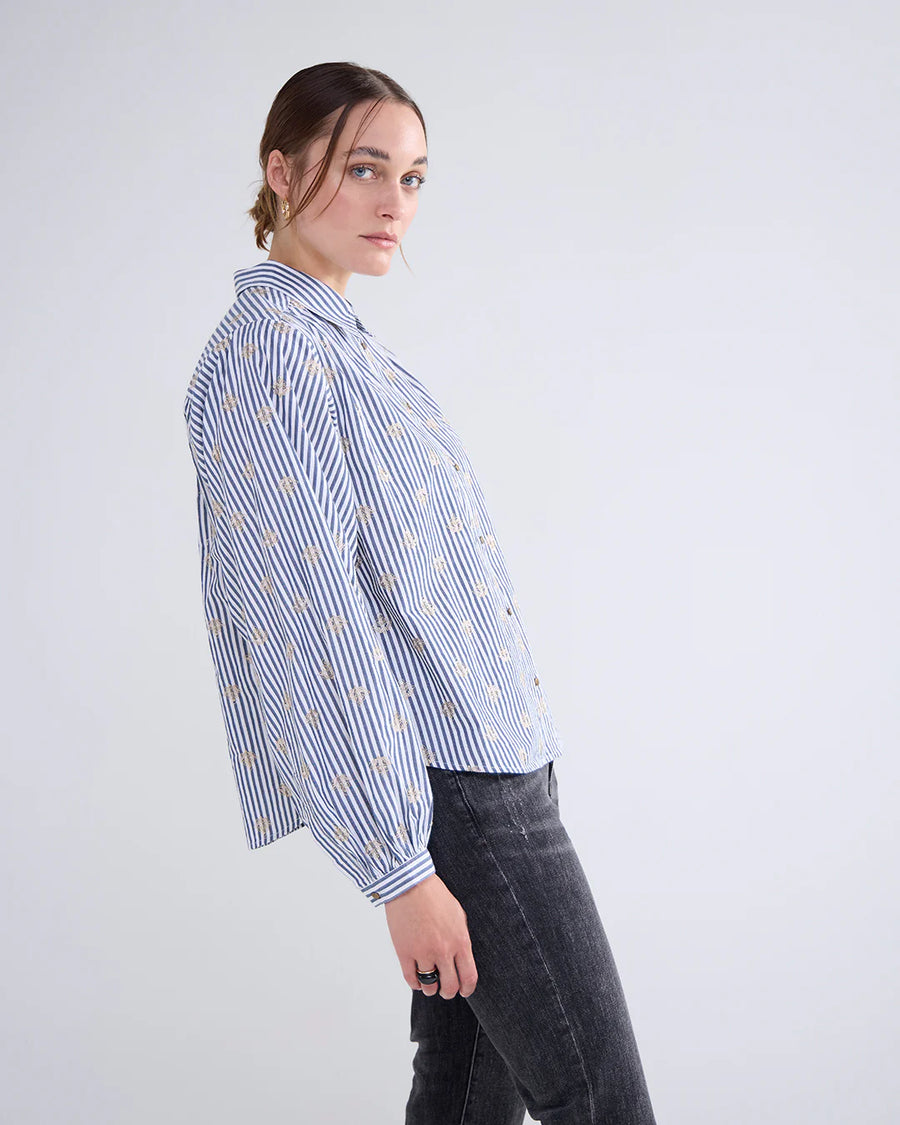 Blouse Scattered Embrostripe - Summun