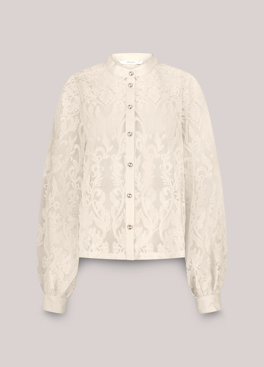 Summum - Transparante blouse van kant - 2s3191-12300