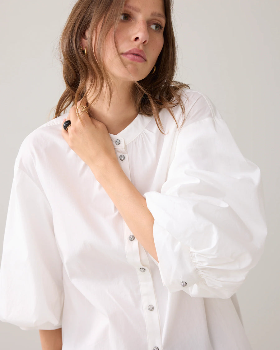 Summum - Blouse met diamantknoopjes -  2s3325-12310