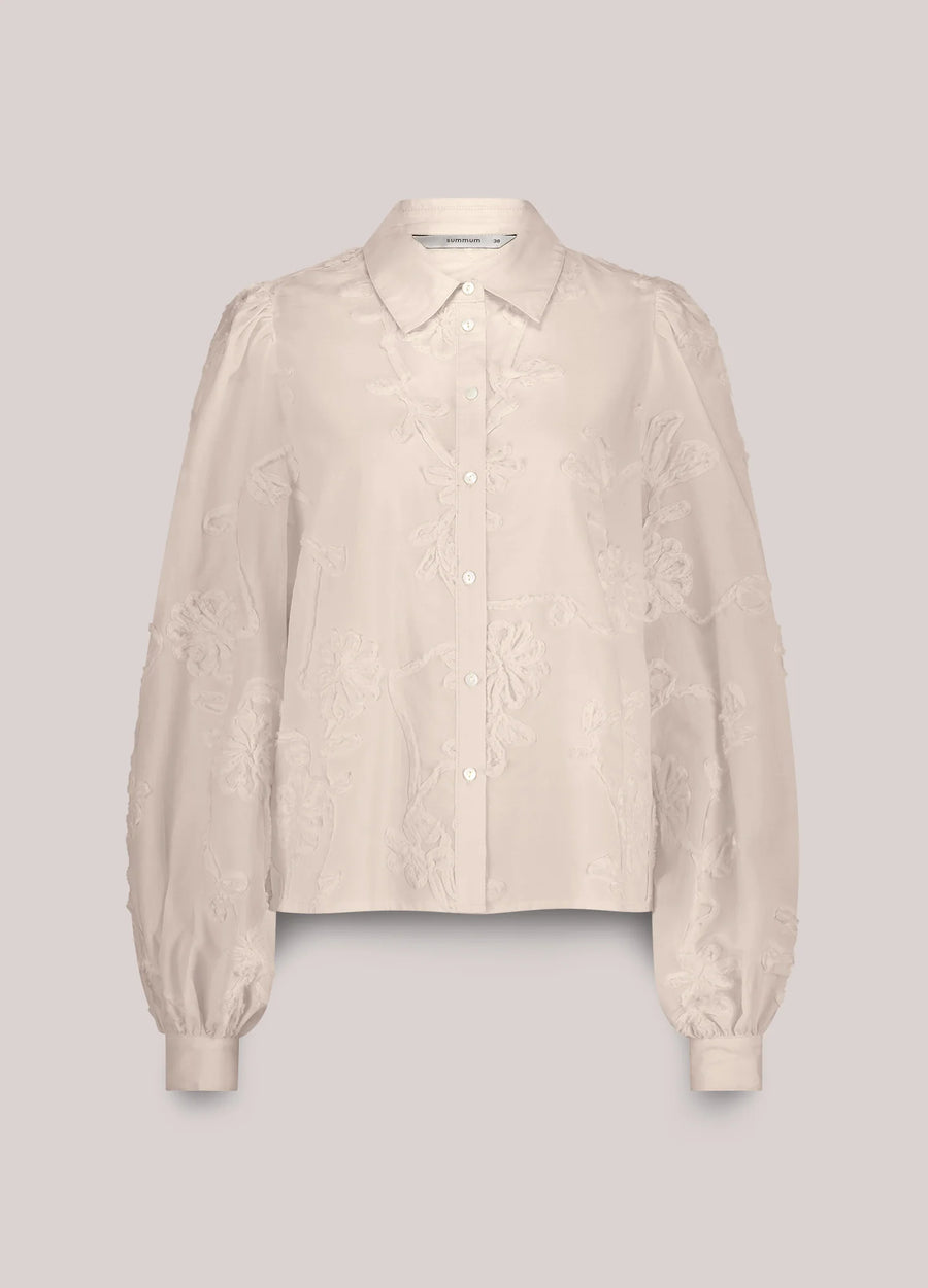 Blouse met flower tape - Summum -  2s3327-1229