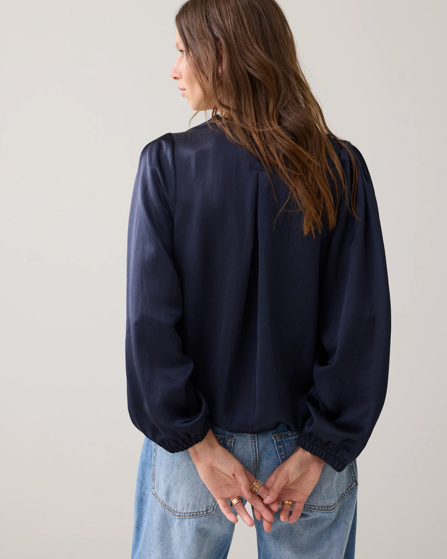 Summum - Glanzende top V-hals - 2s3331-12084