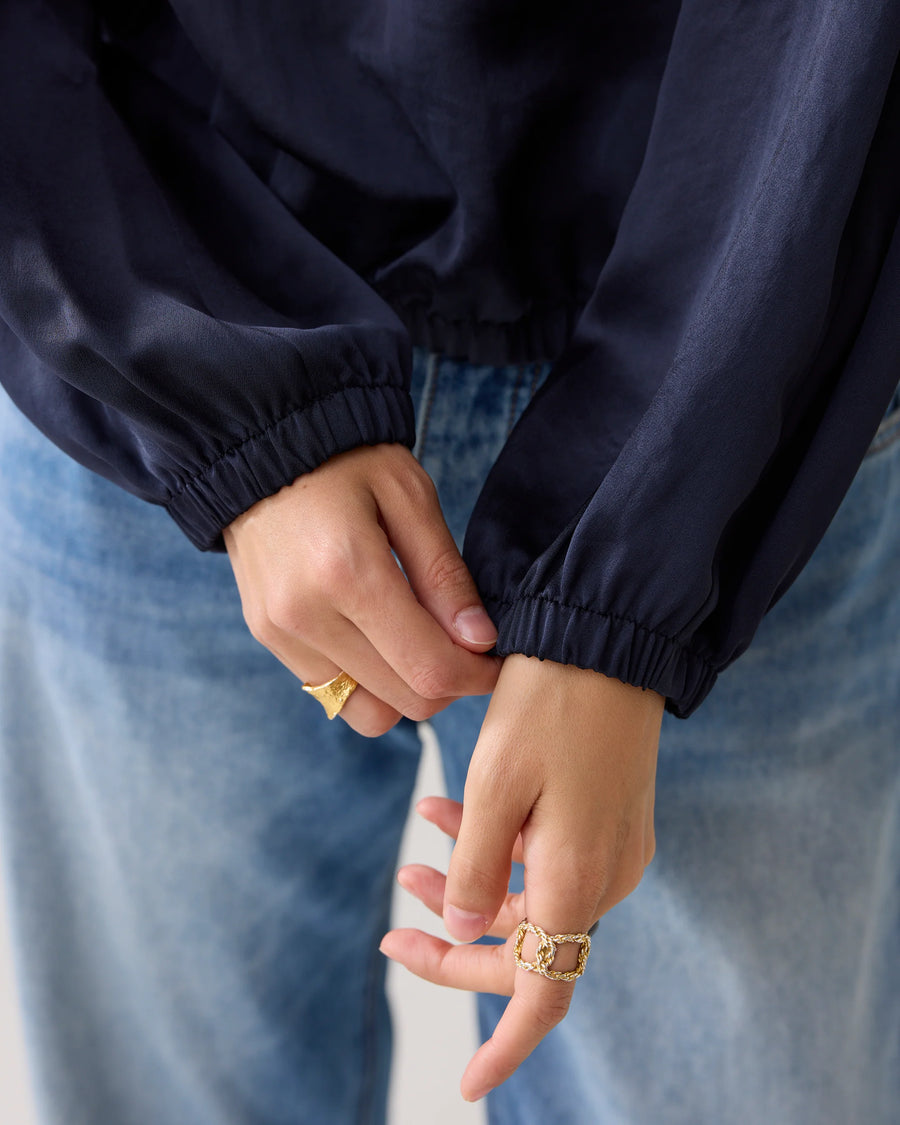 Summum - Glanzende top V-hals - 2s3331-12084