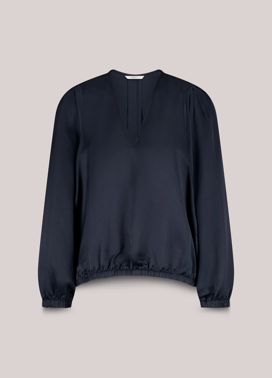 Summum - Glanzende top V-hals - 2s3331-12084