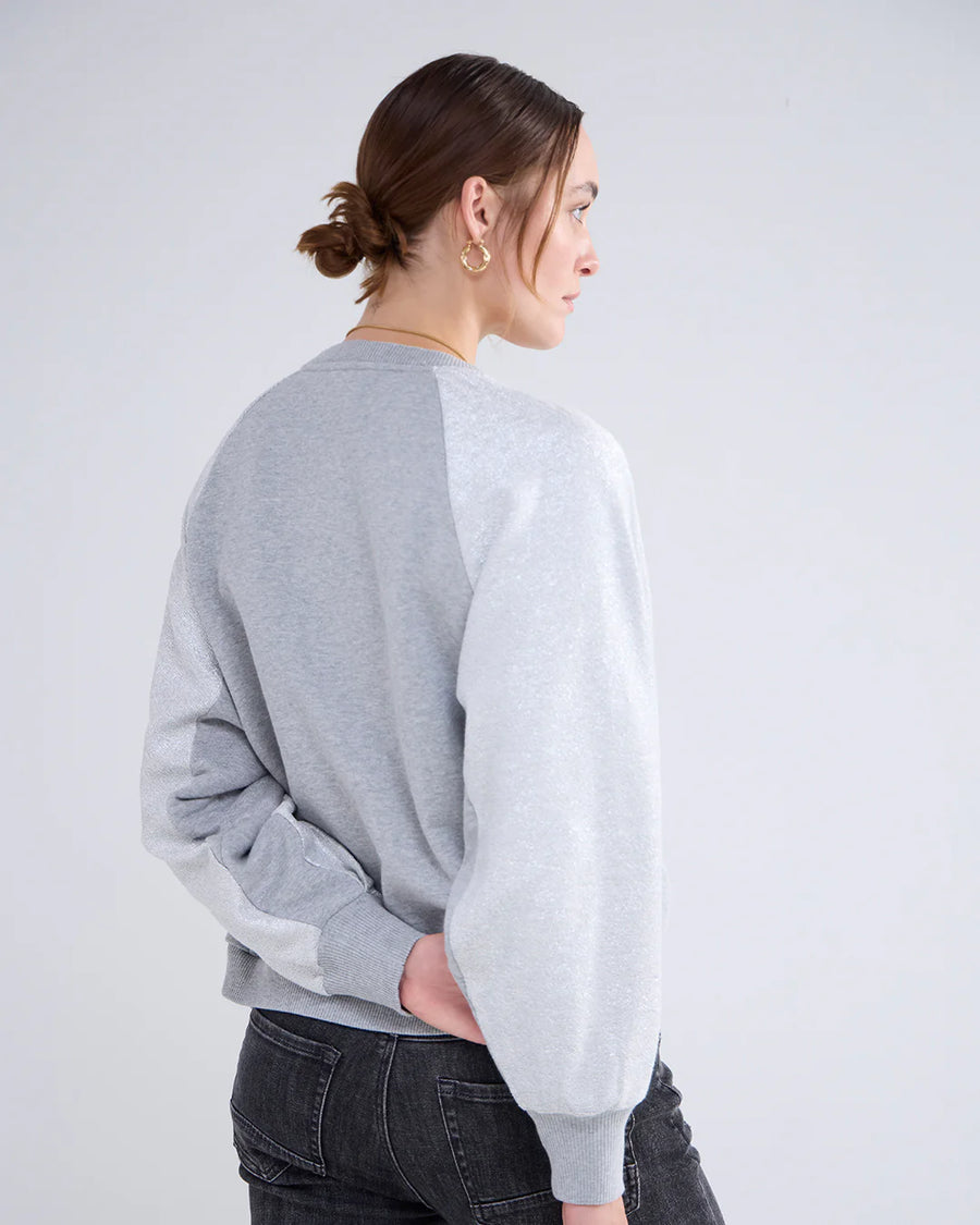 Sweater Summum - Loose fit Coated Sweat - 3s5054-30628