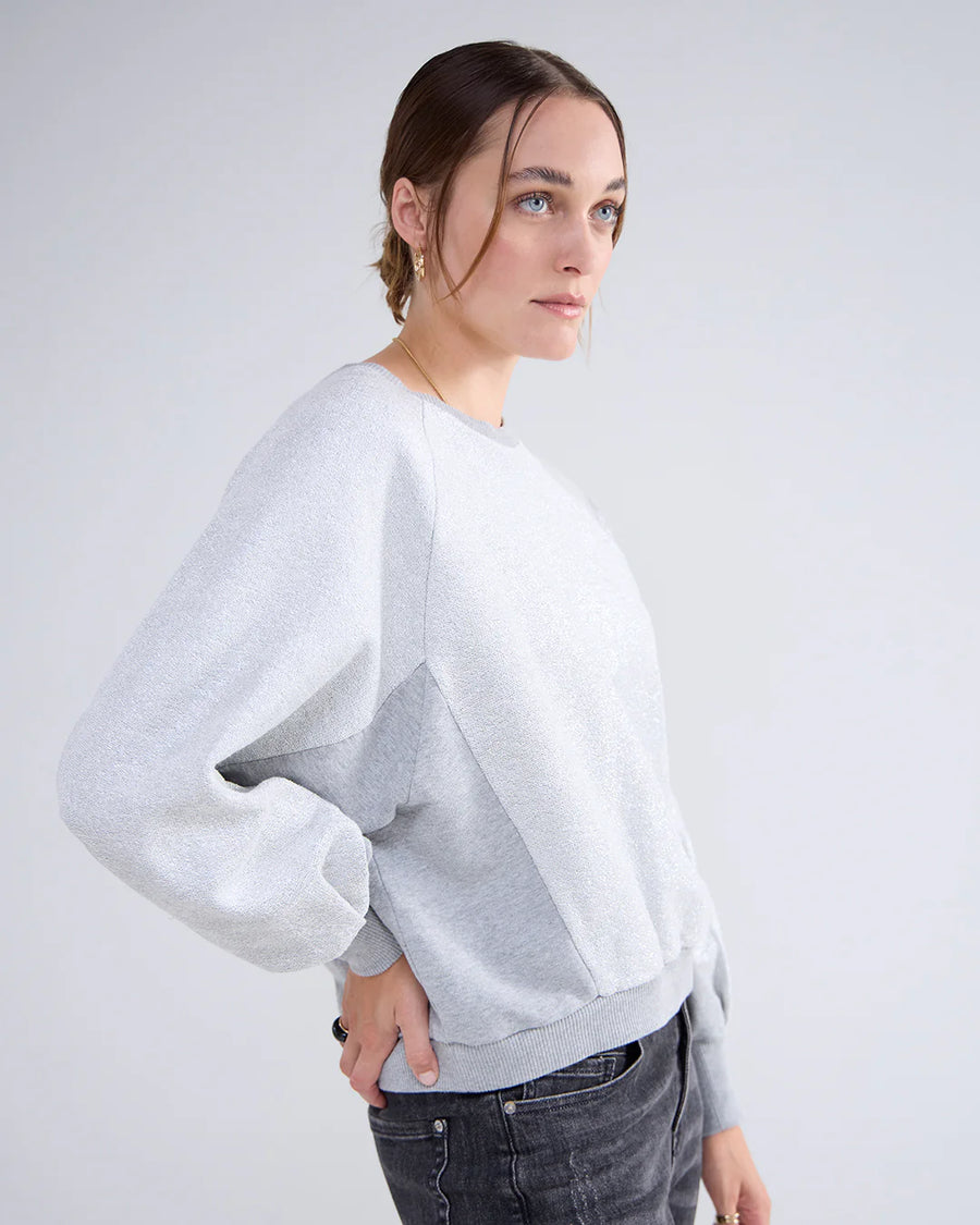 Sweater Summum - Loose fit Coated Sweat - 3s5054-30628