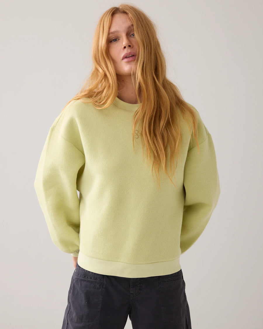 Casual sweater met strass logo - Summum - 3s5067-30413