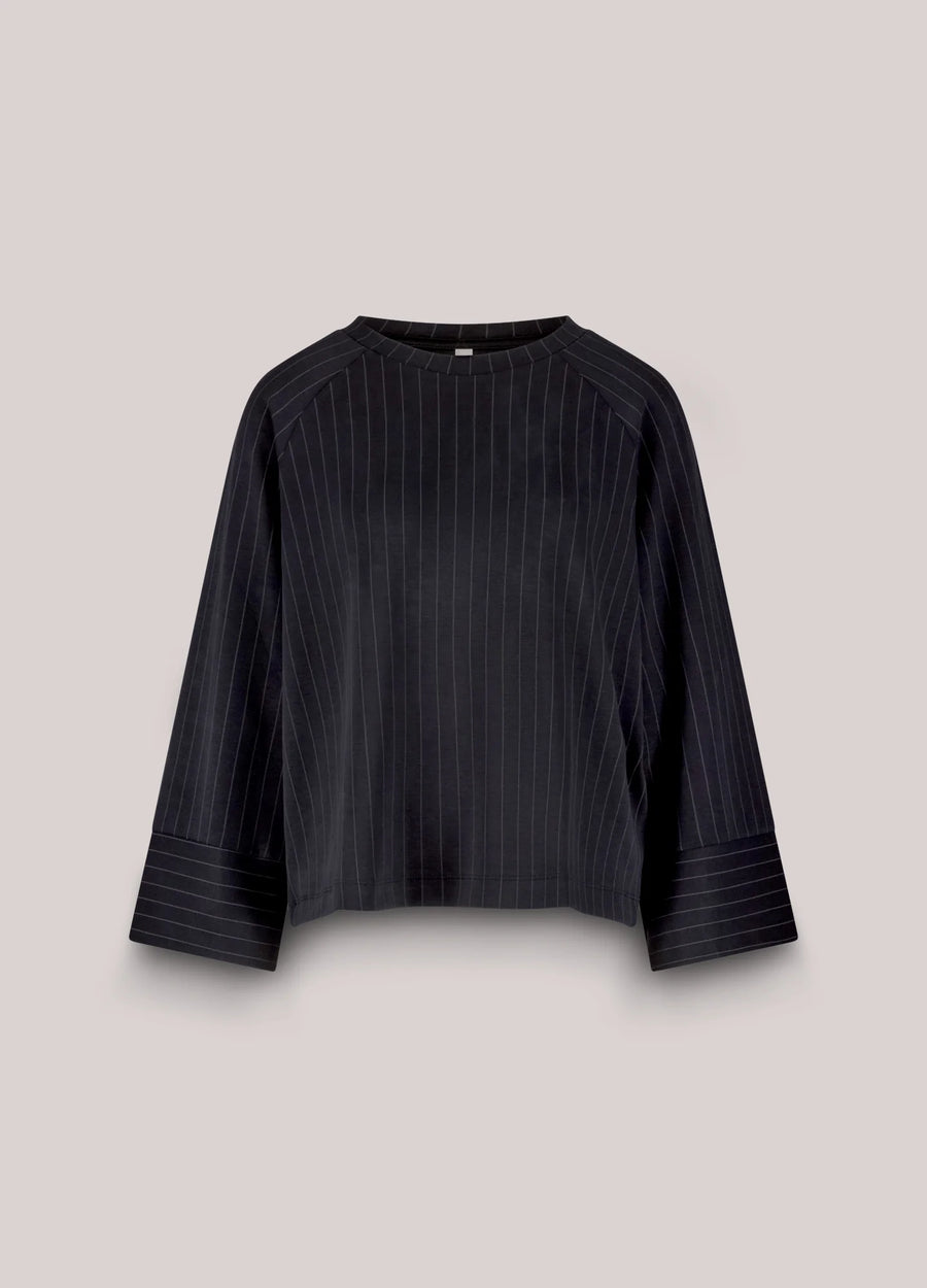 Soft scuba top krijtstreep - Summum - 3s5158-30716