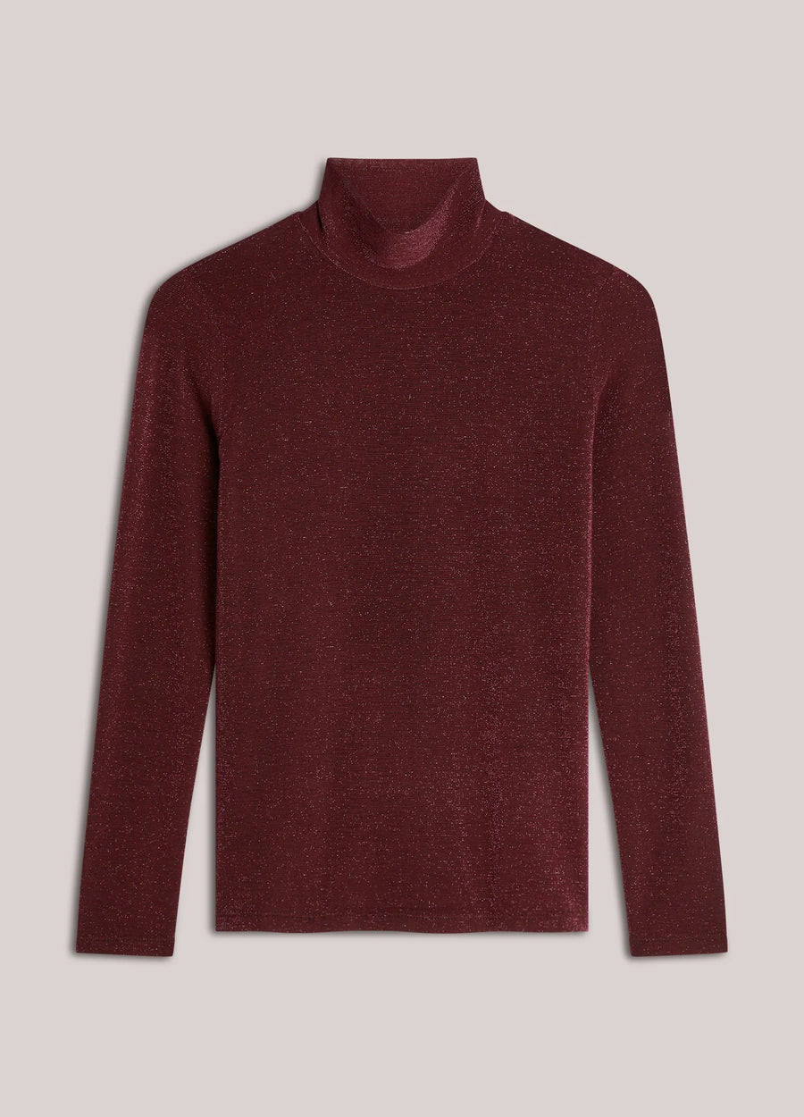 Summum - Fitted longsleeve Italiaanse fabric  Lurex - 3s5233-30644