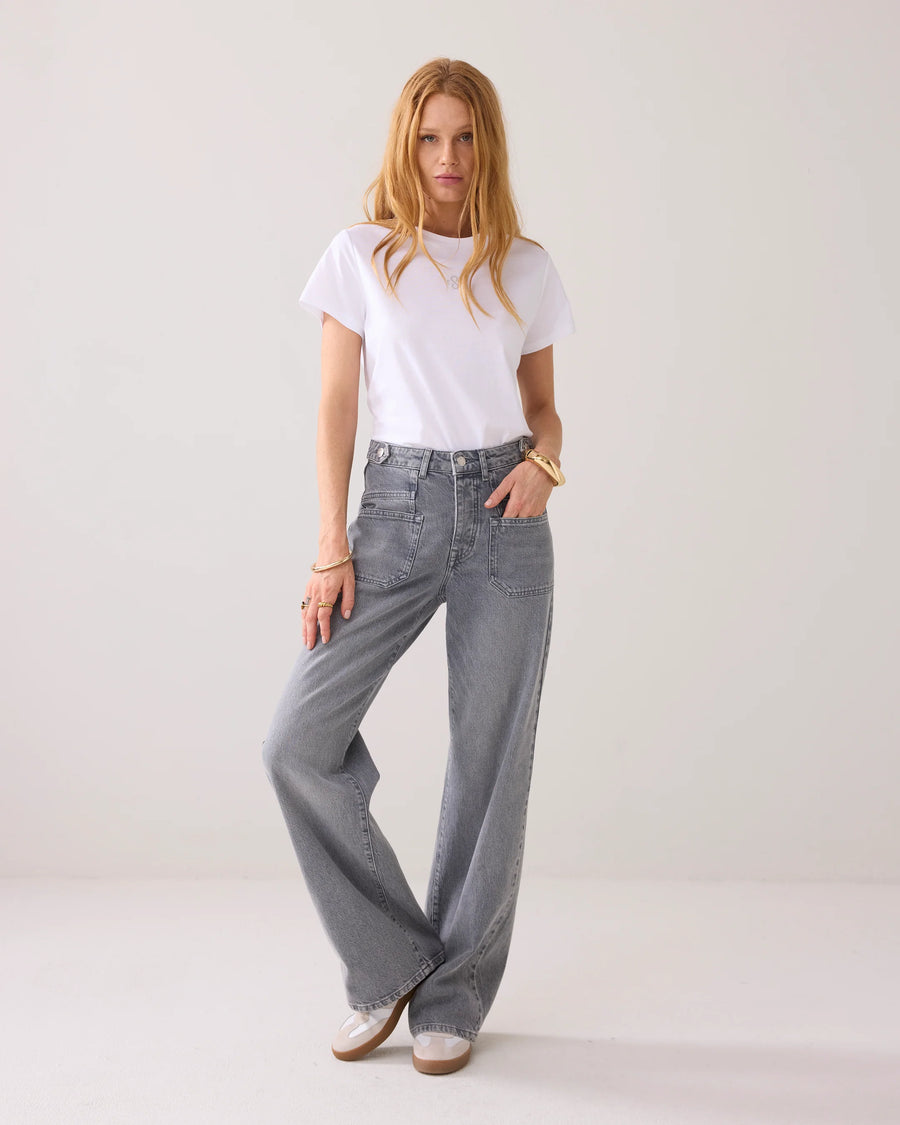 Summum - Jeans wijde pijpen - 4s2712-5196
