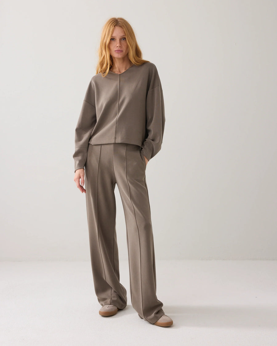 Scuba broek met pintuck - Summum - 4s2879-30606