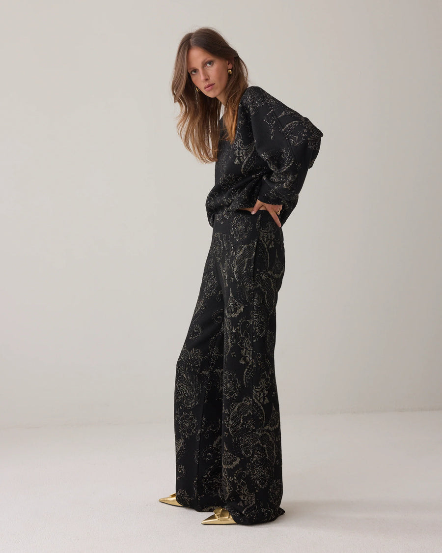 Summum - Pants foam jacquard - 4s2904-30735