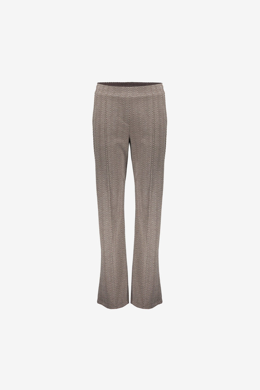 Geisha dames flared broek met zigzagpatroon - 51573-60