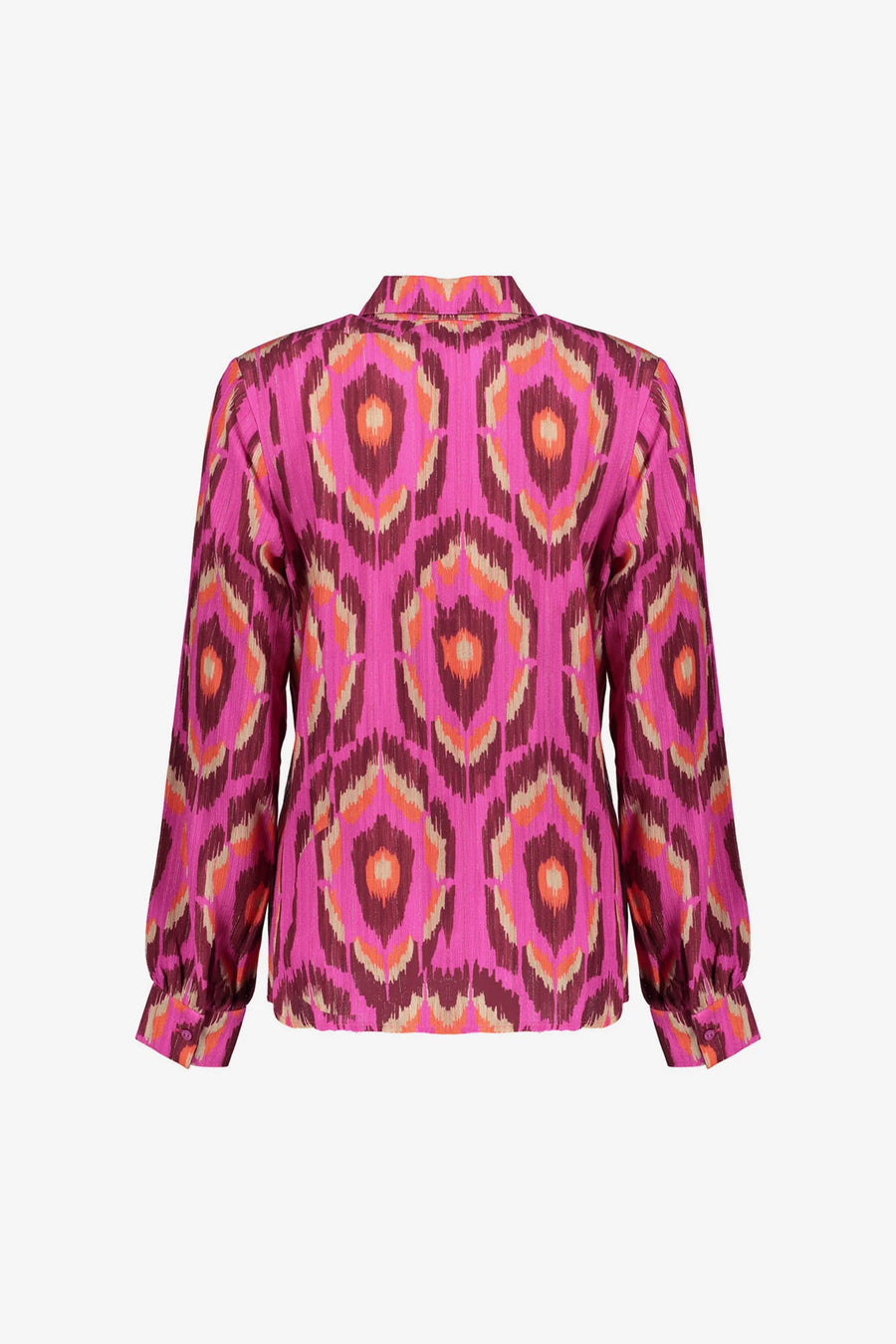Geisha dames blouse met grafische print en lurex - 53635-20