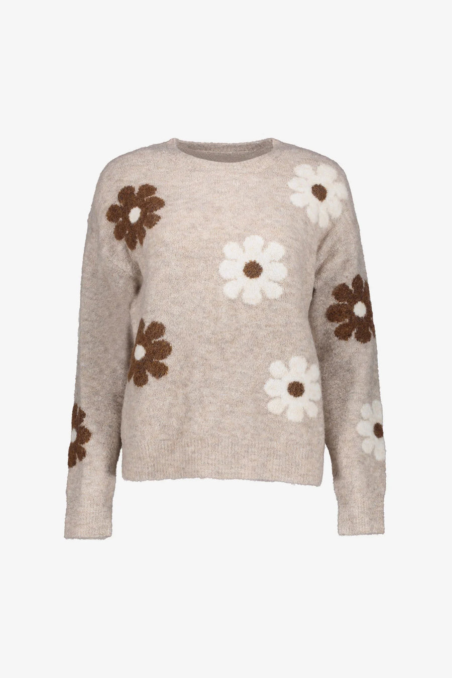 Geisha dames trui met embroided flower print - 54516-10
