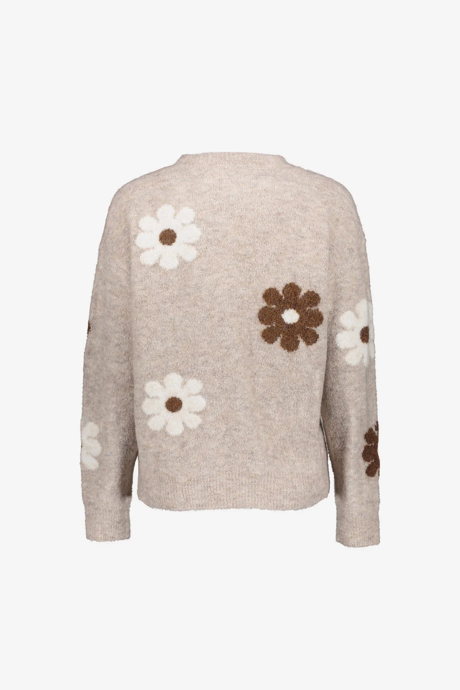 Geisha dames trui met embroided flower print - 54516-10