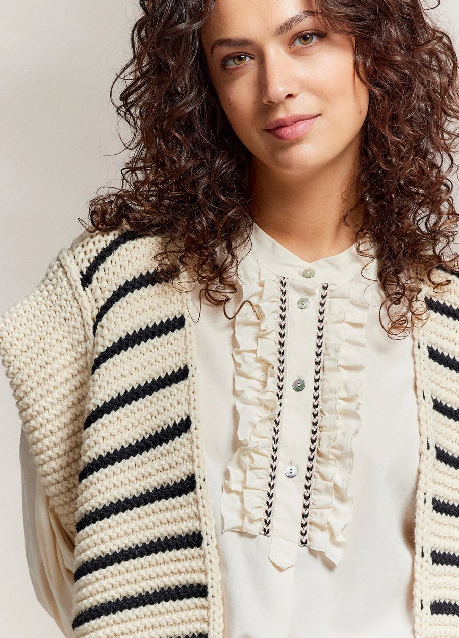 Mouwloos chunky vest - Summum - 7S5806-7976